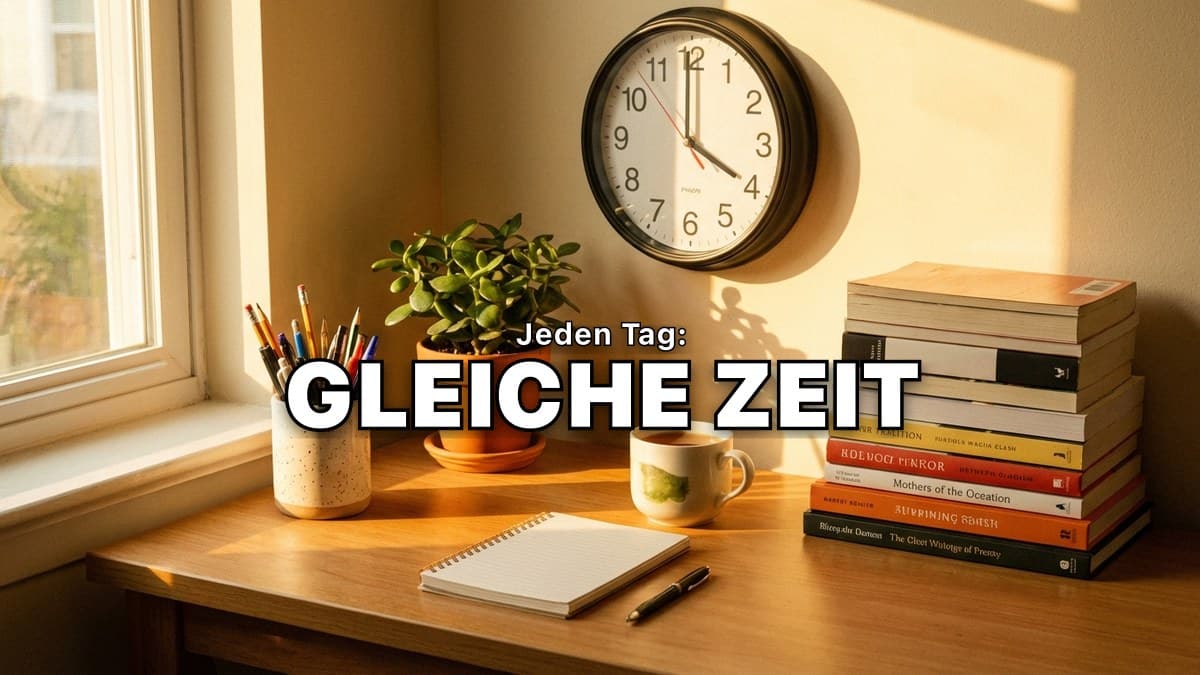 Lerntipp: Fester Ort, feste Zeit – Warum Rituale das Lernen leichter machen